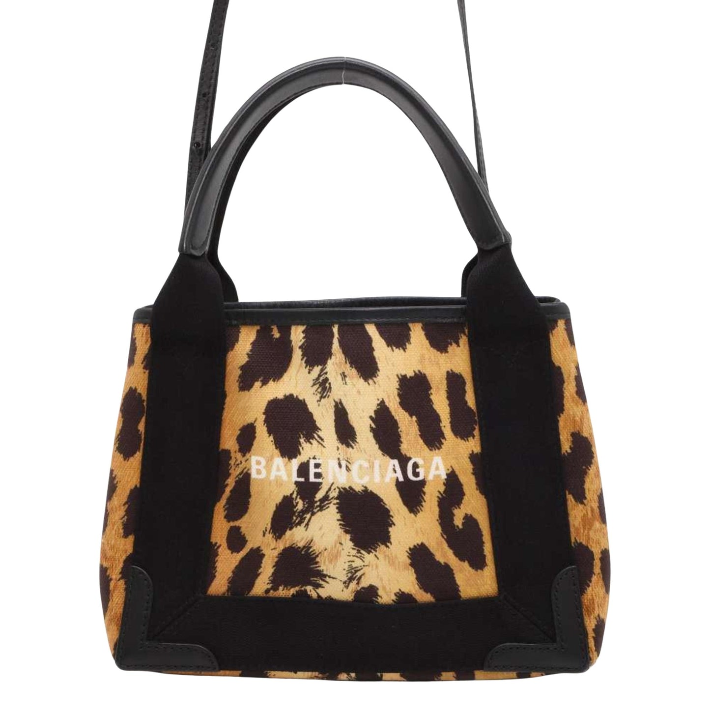 Balenciaga Navy Cabas Handbag