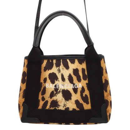Balenciaga Navy Cabas Handbag