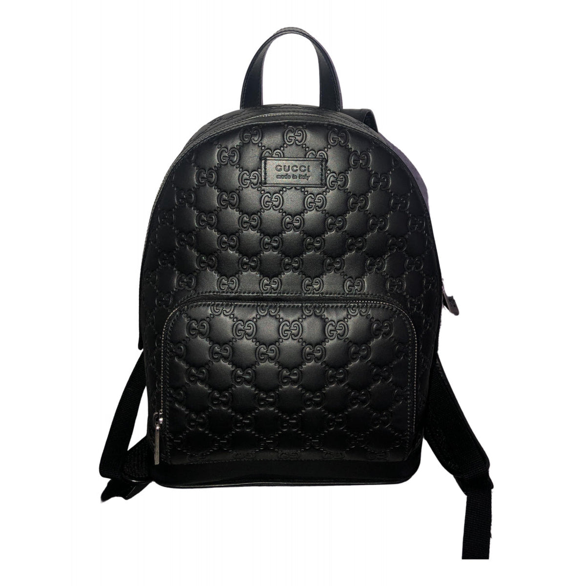 Gucci black leather bag