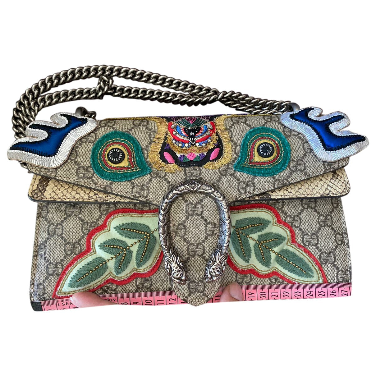 Gucci dionysus beige cloth handbag