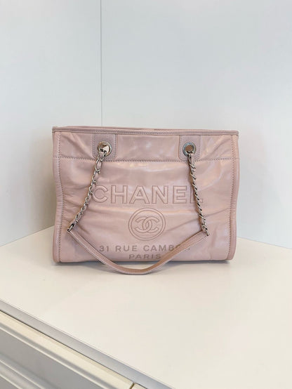 Chanel tote bag pink xcm
