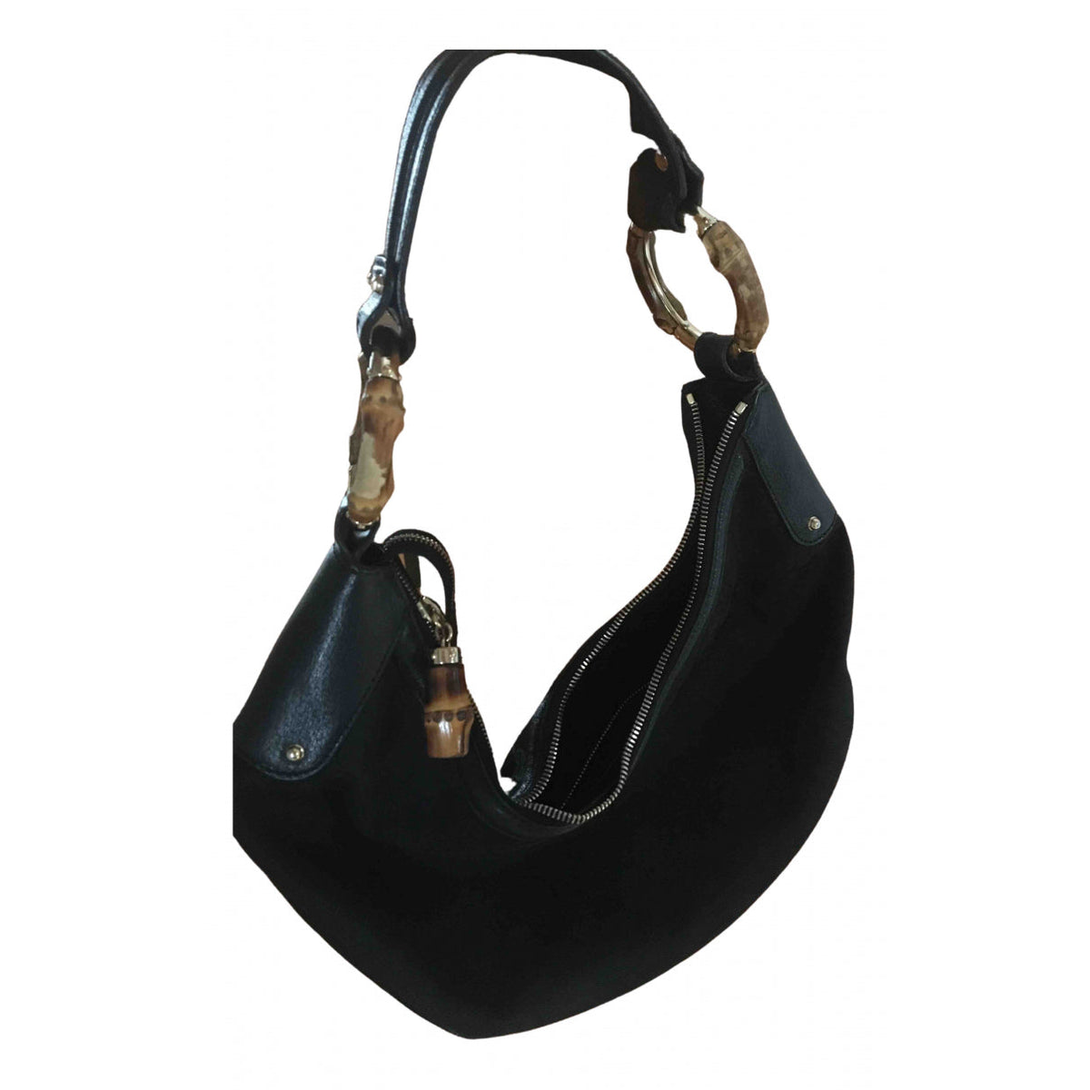 Gucci black cloth handbag