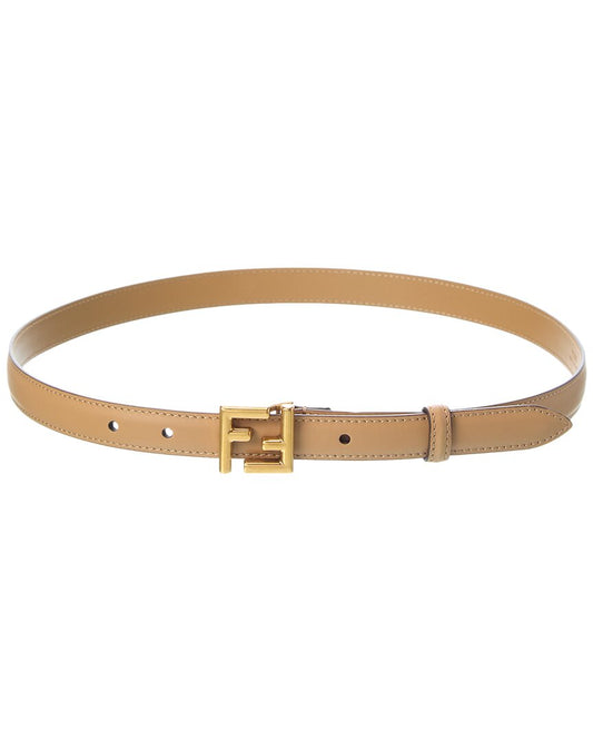 Fendi Ff Buckle Leather Belt