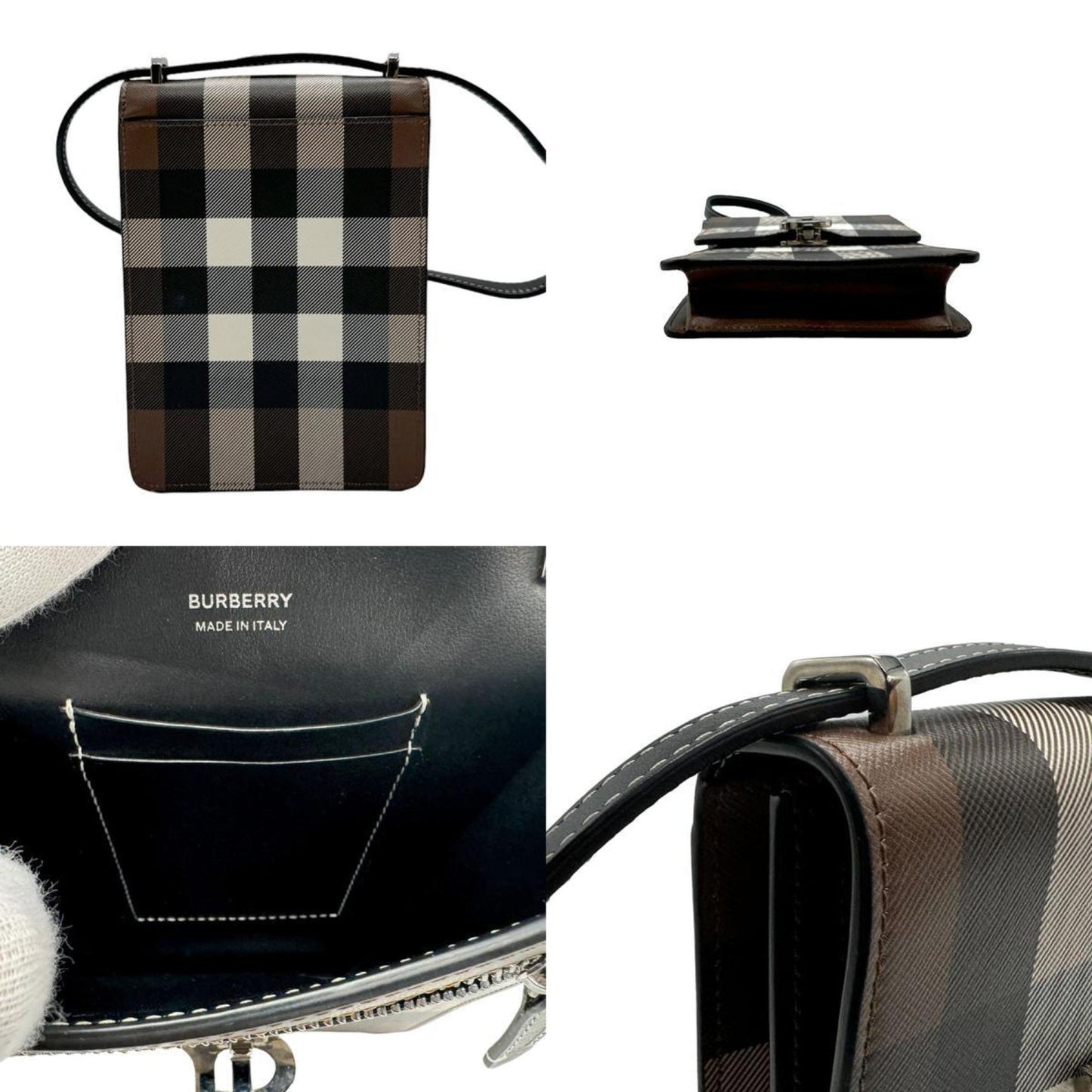 BURBERRY Nova Check Shoulder Bag