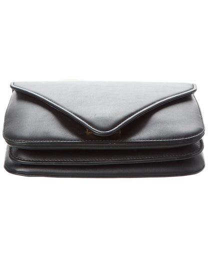 Bottega Veneta Mount Leather Shoulder Bag (Authentic Pre-Owned)