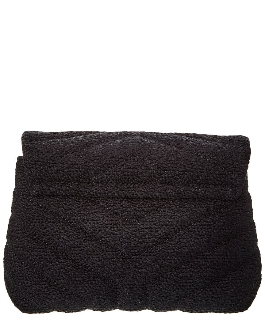 Saint Laurent Toy Loulou Tweed Shoulder Bag (Authentic Pre-Owned)