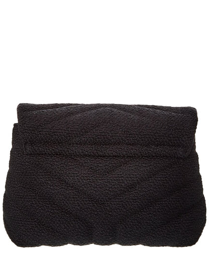 Saint Laurent Toy Loulou Tweed Shoulder Bag (Authentic Pre-Owned)