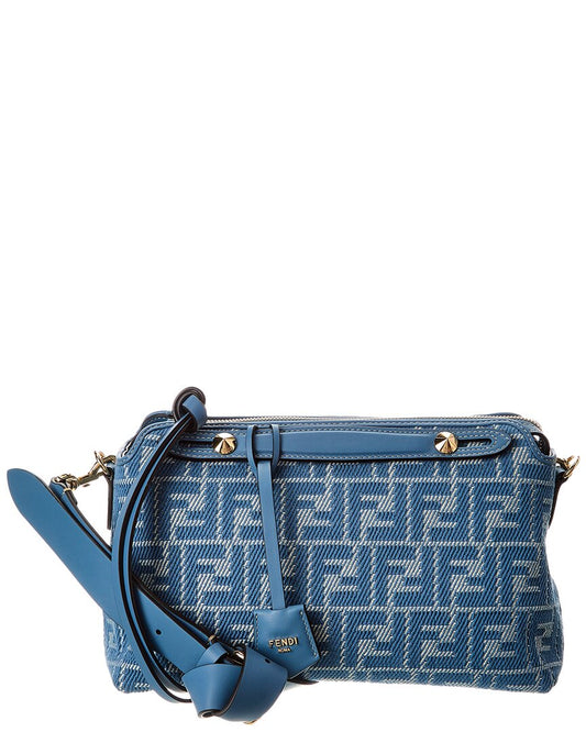 Fendi By The Way Selleria Medium Ff Jacquard & Leather Shoulder Bag