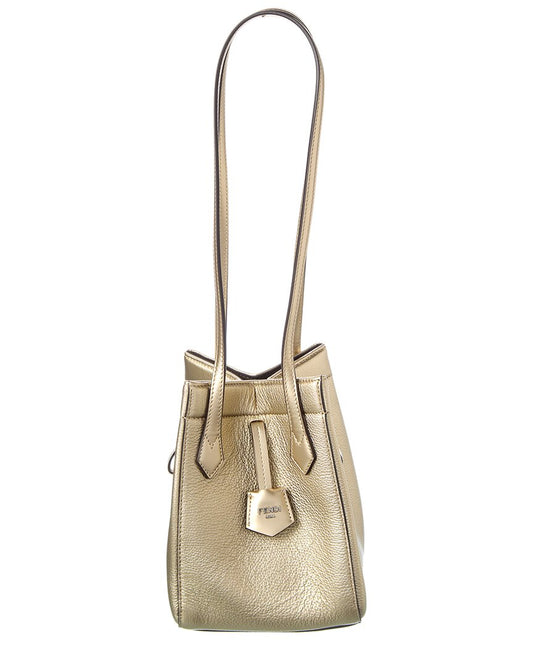 Fendi Origami Mini Leather Shoulder Bag