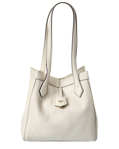 Fendi Origami Medium Leather Tote