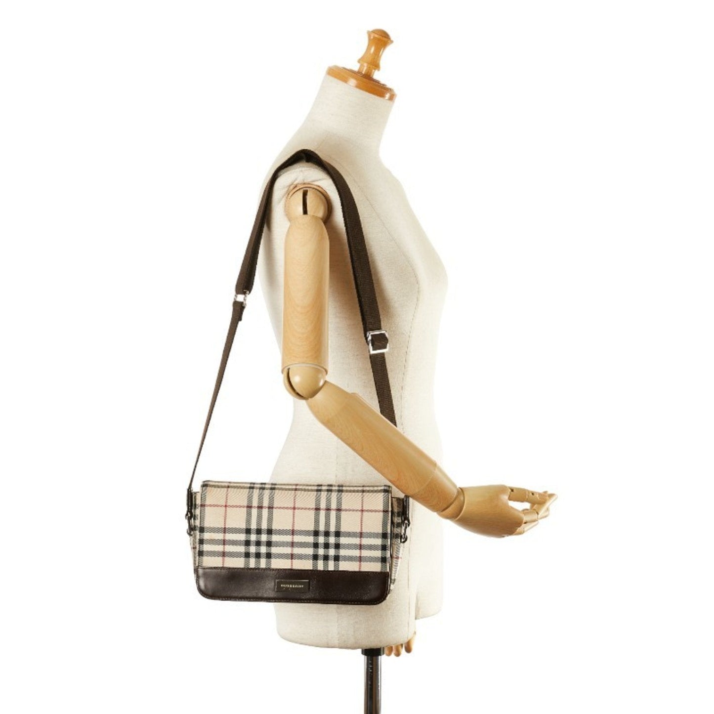 BURBERRY Nova Check Shoulder Bag