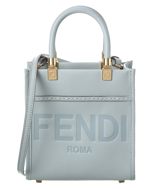 Fendi Sunshine Mini Leather Tote