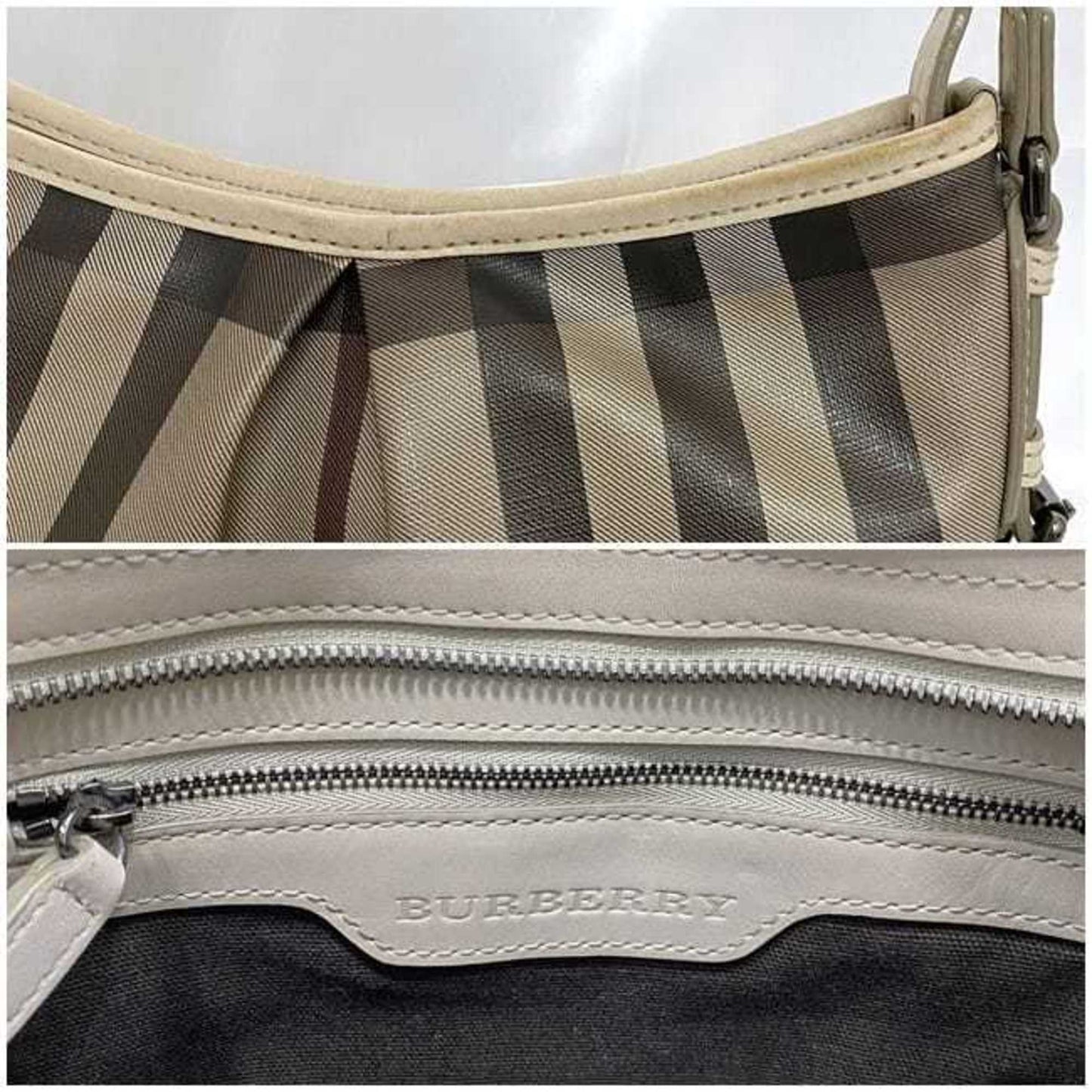 BURBERRY Smoke Check Shoulder Bag