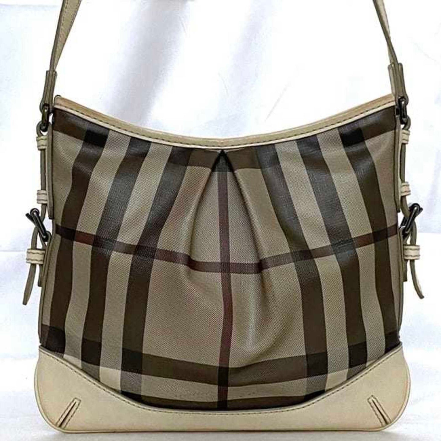 BURBERRY Smoke Check Shoulder Bag