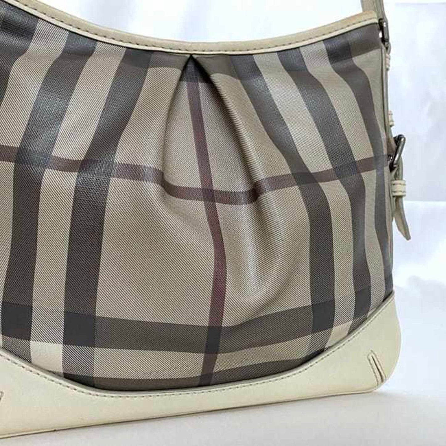 BURBERRY Smoke Check Shoulder Bag