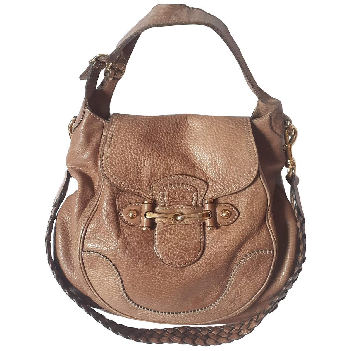 Gucci brown leather handbag