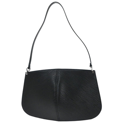 Louis Vuitton 2000 Black Epi Pochette Demi-lune Handbag M52622
