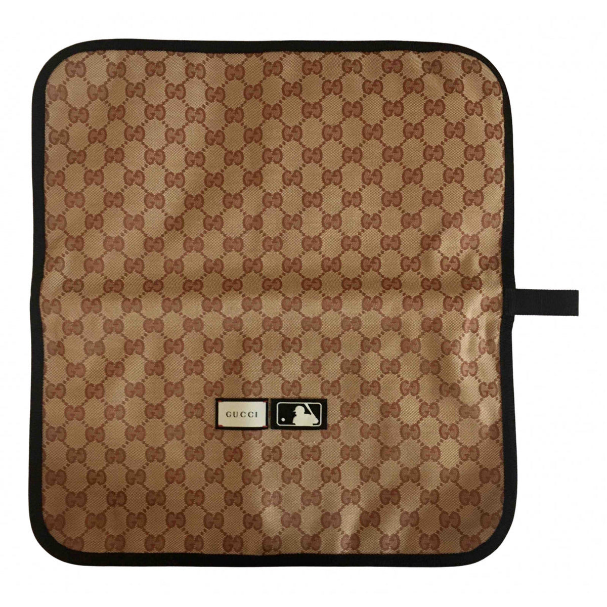 Gucci beige cloth travel bag