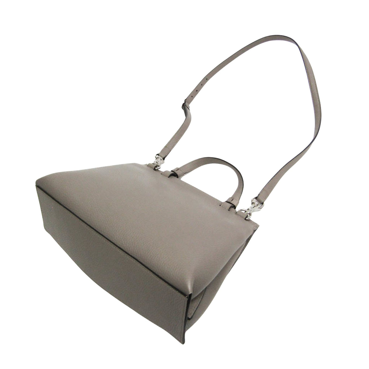 Gucci Bamboo Daily Grey Calfskin Handbag