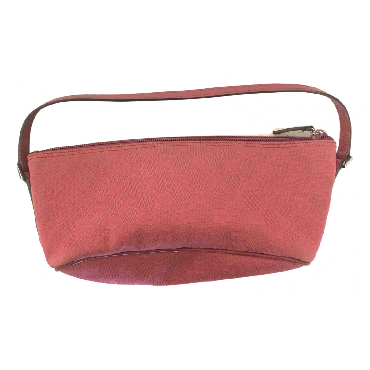 Gucci burgundy cloth clutch bag
