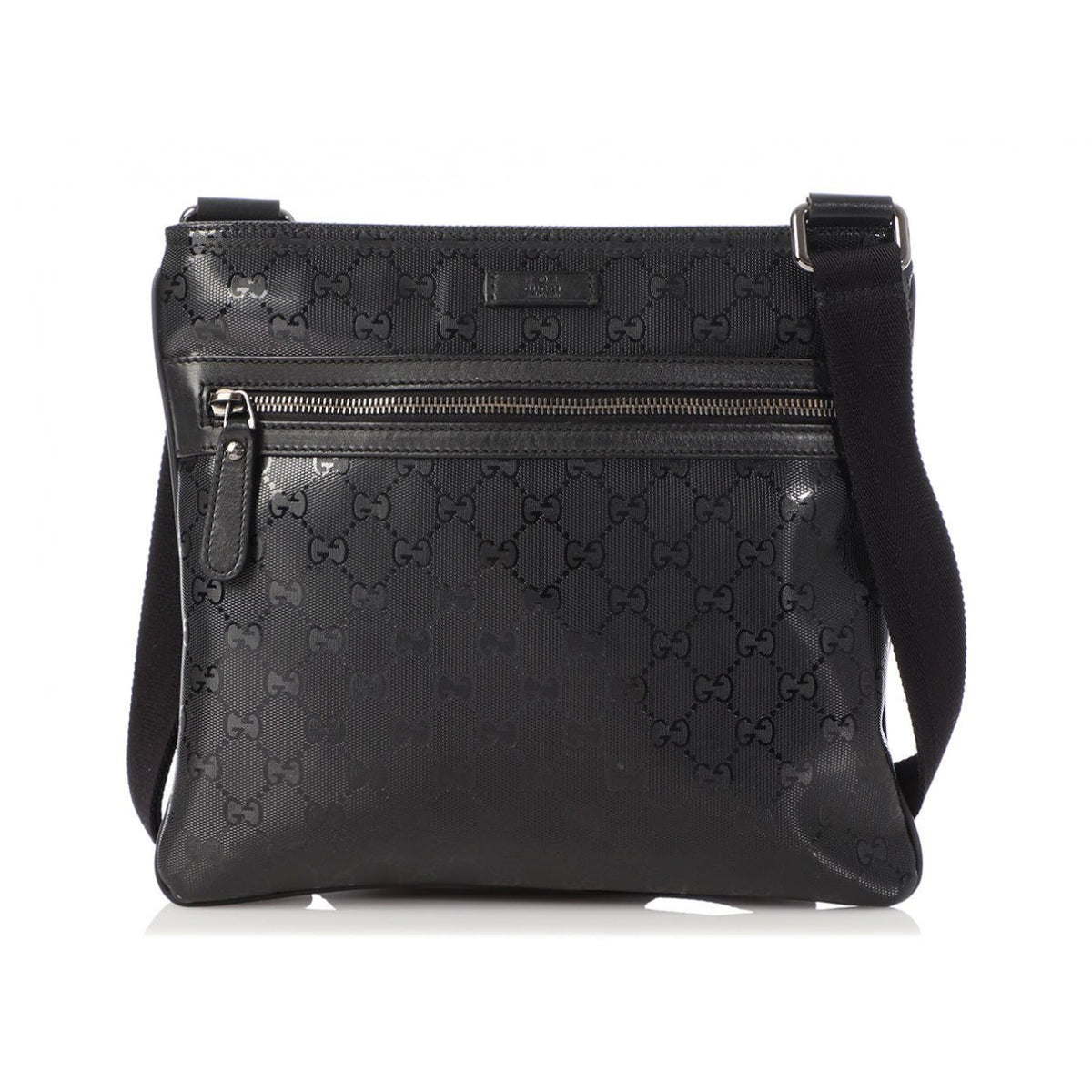 Gucci black plastic handbag