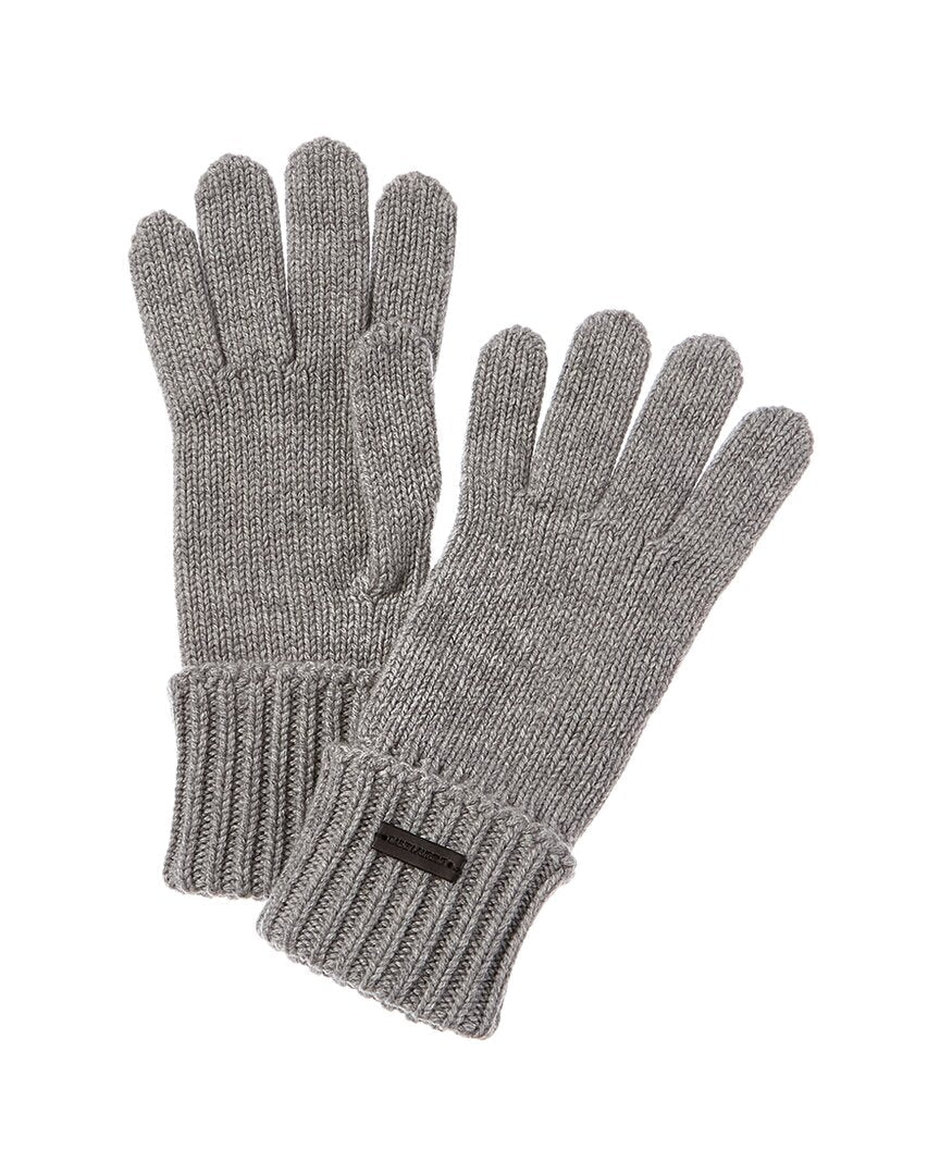 Saint Laurent Cashmere Gloves Grey Multi Regular 12 (L)