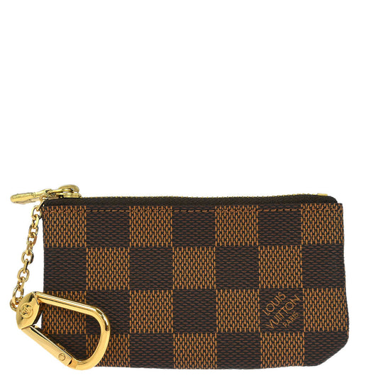 Louis Vuitton 2011 Damier Pochette Cles Coin Case Wallet Purse N62658