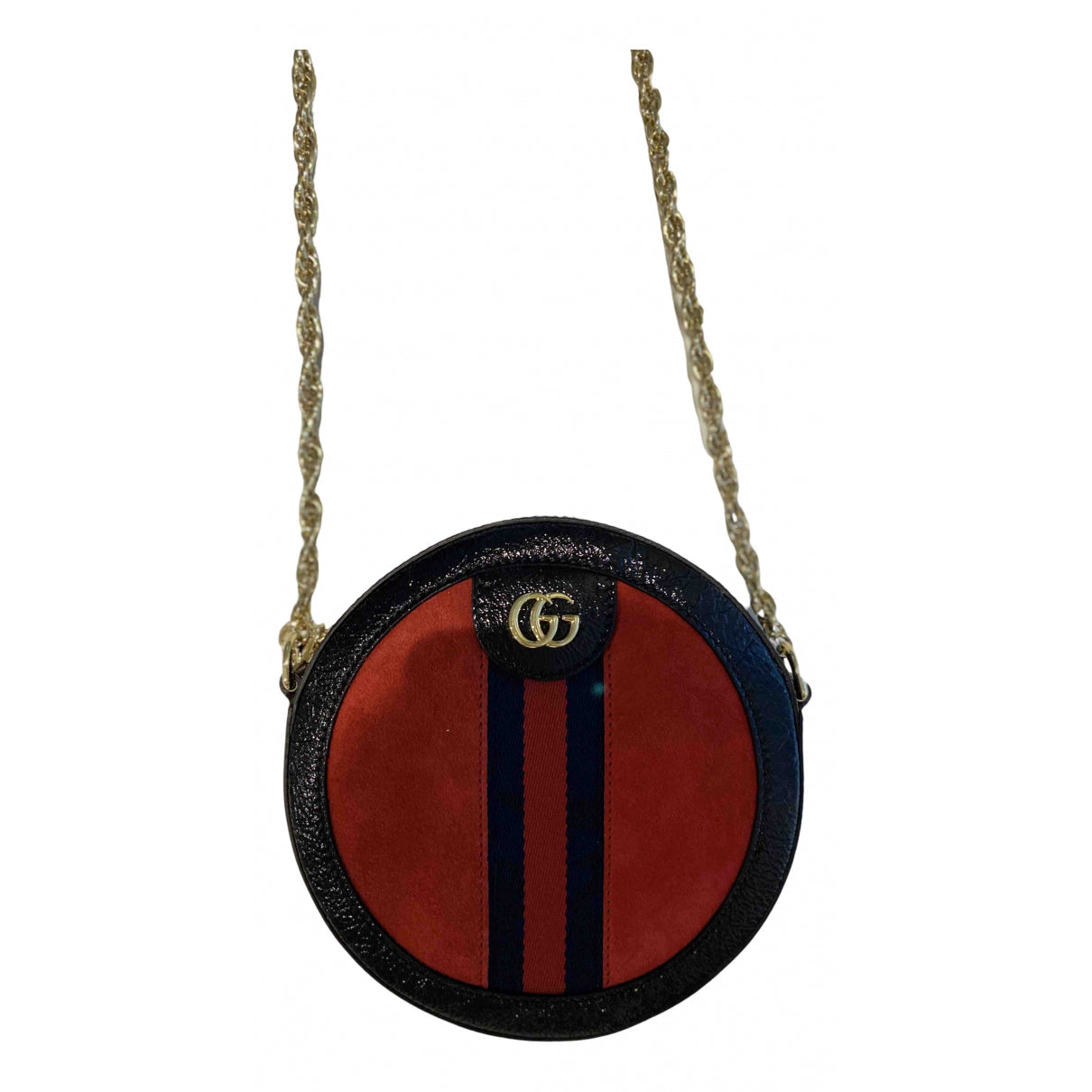 Gucci ophidia red suede handbag
