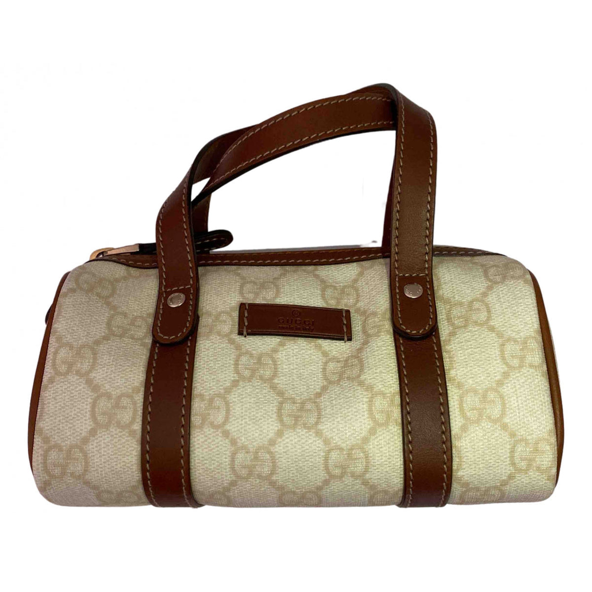 Gucci beige cloth handbag