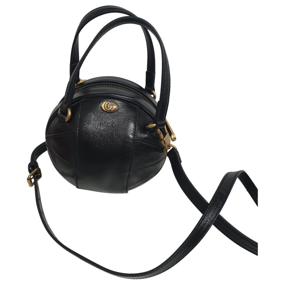 Gucci tifosa black leather handbag
