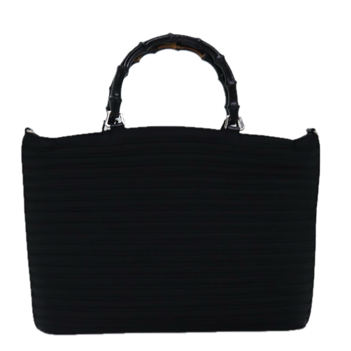 Gucci Bamboo Black Synthetic Handbag ()