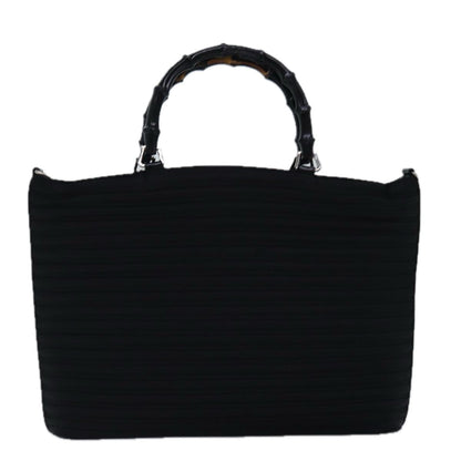 Gucci Bamboo Black Synthetic Handbag ()