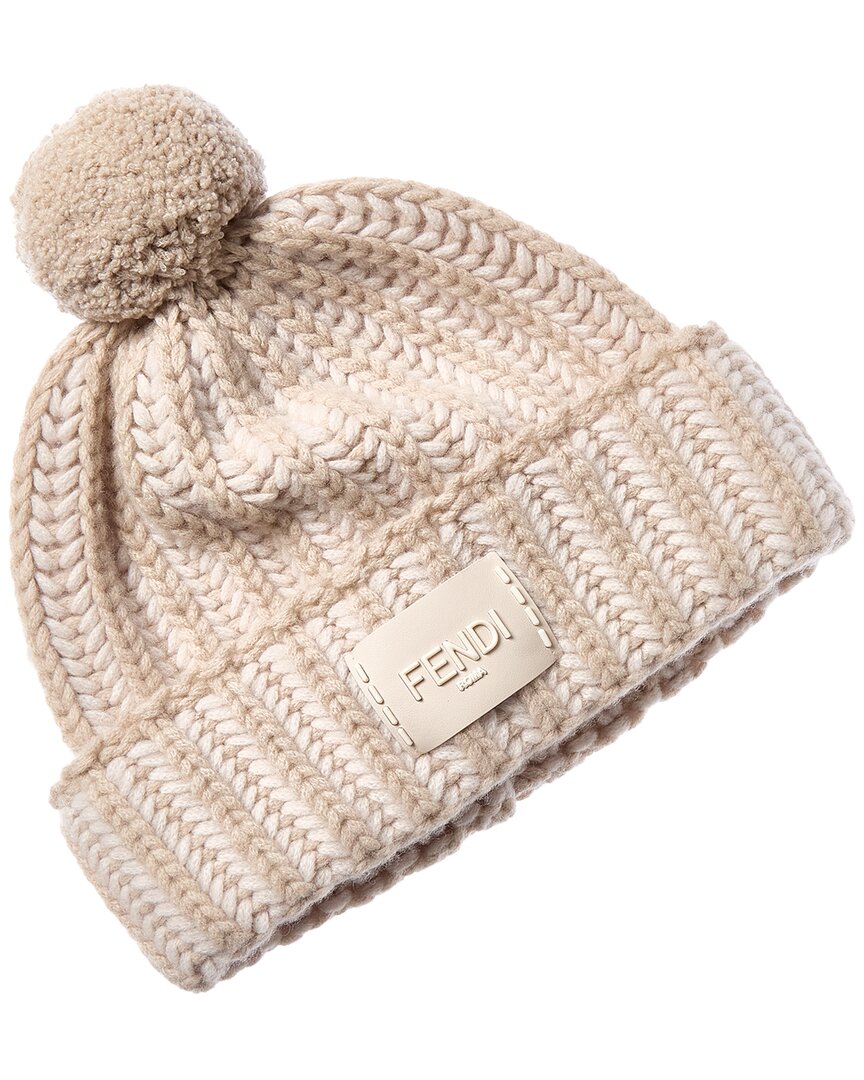 Fendi Wool & Cashmere-Blend Beanie