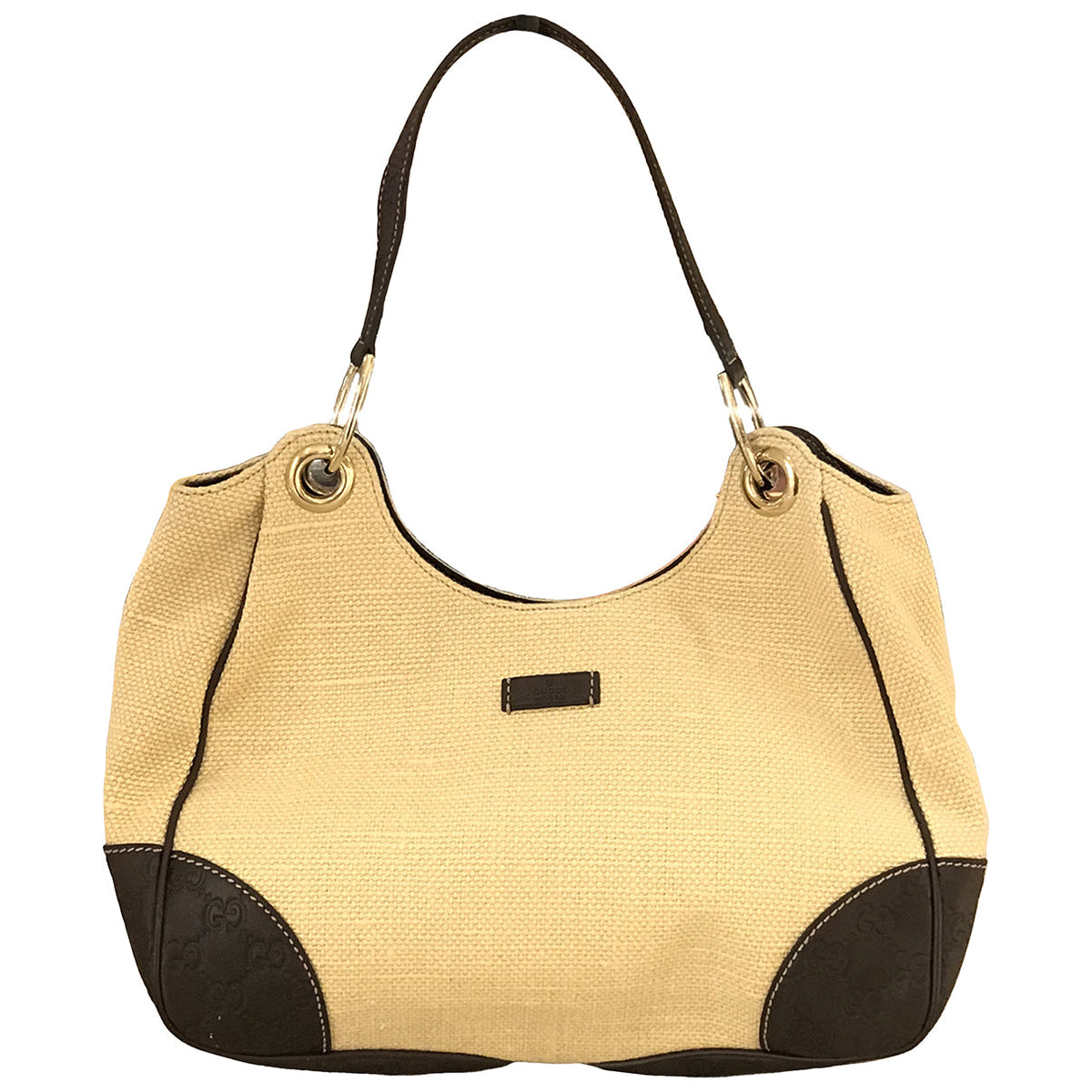 Gucci beige cloth handbag