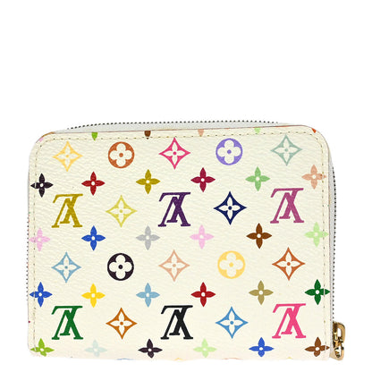 Louis Vuitton 2008 White Multicolor Zippy Wallet M66548