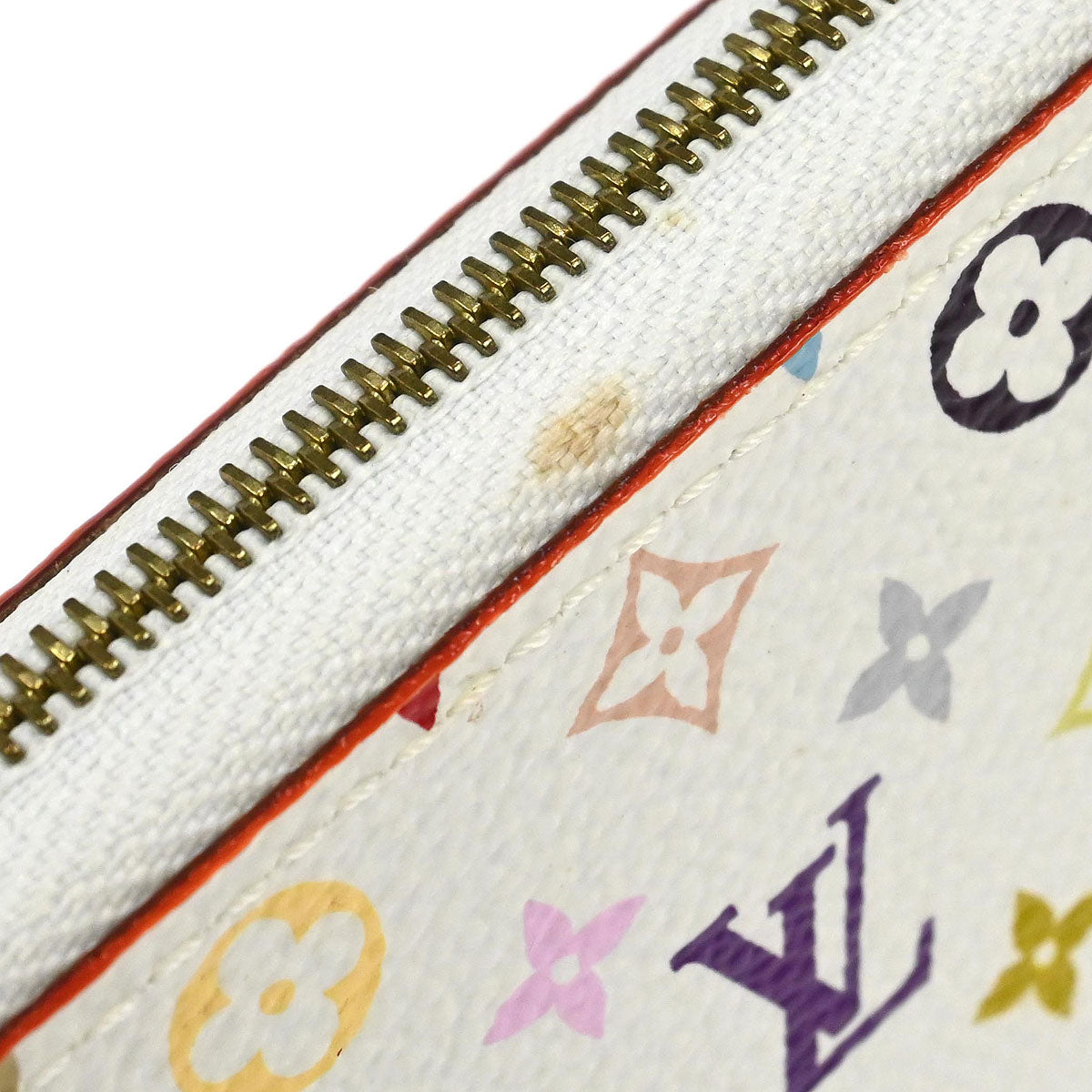 Louis Vuitton 2008 White Multicolor Zippy Wallet M66548