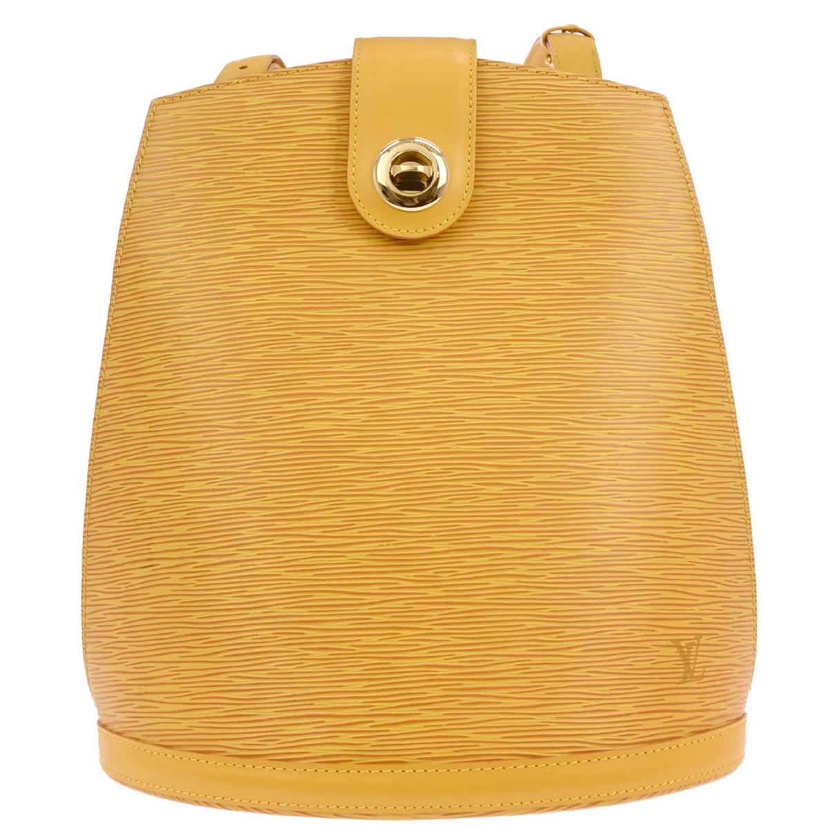 Louis Vuitton 1997 Yellow Epi Cluny Shoulder Bag M52259