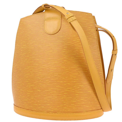 Louis Vuitton 1997 Yellow Epi Cluny Shoulder Bag M52259