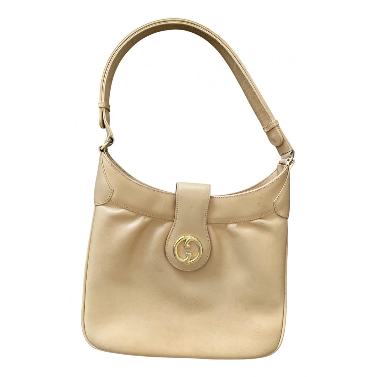 Gucci beige leather handbag