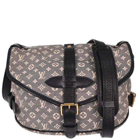 Louis Vuitton 2012 Gray Monogram Idylle Saumur PM Shoulder Bag M40666