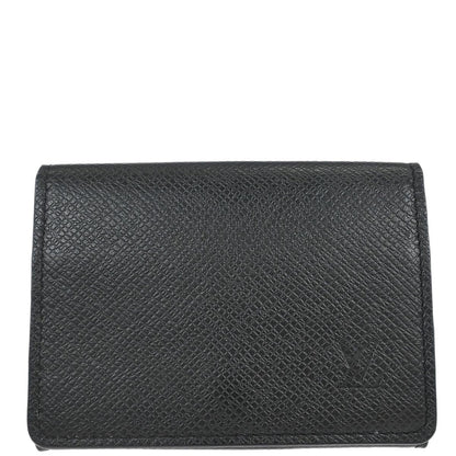 Louis Vuitton 2018 Taiga Envelope Carte de Visite NM Cardholder M64595 Small Good