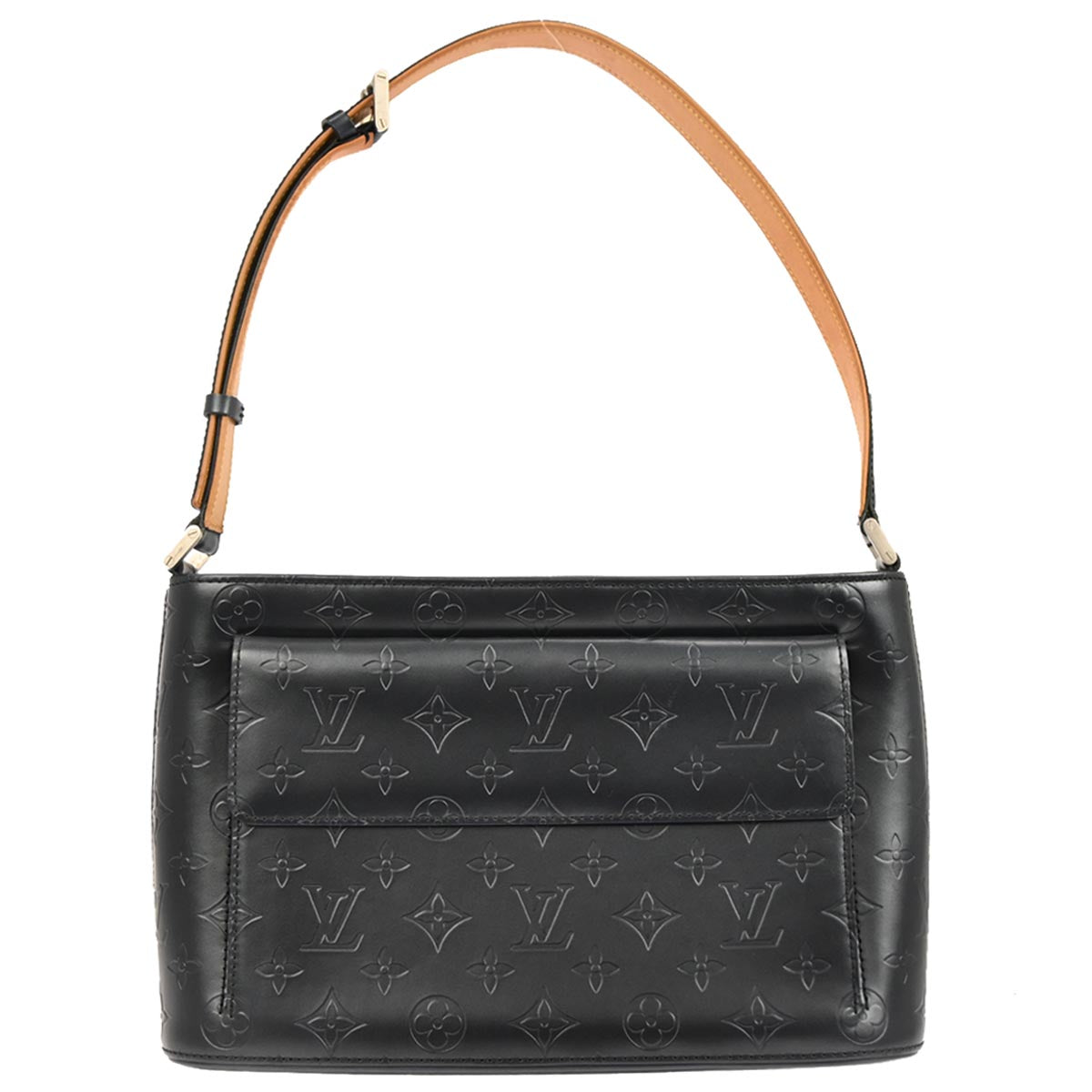 Louis Vuitton 2002 Blue Monogram Mat Alston Shoulder Bag M55125