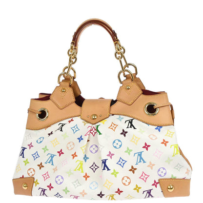 Louis Vuitton 2009 White Monogram Multicolor Ursula Handbag M40123