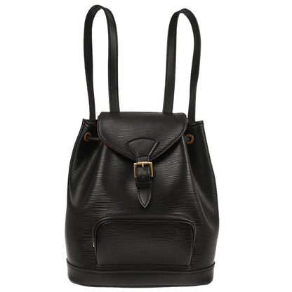 Louis Vuitton Black Epi Montsouris MM Monaco Limited Backpack