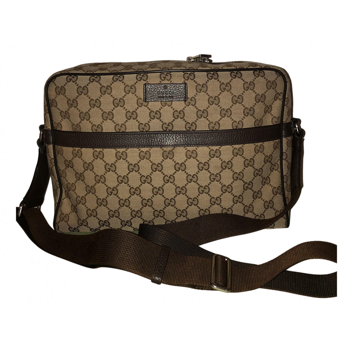 Gucci brown cloth bag