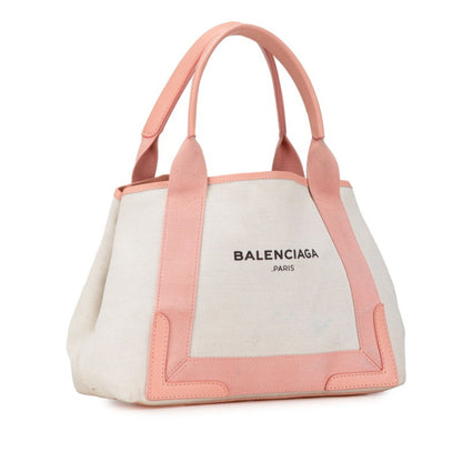 Balenciaga Navy Cabas Tote