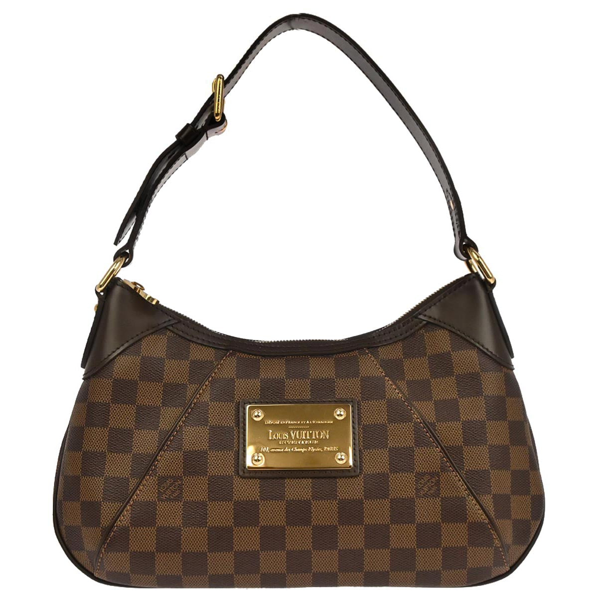 Louis Vuitton 2009 Damier Thames PM Hobo Handbag N48180