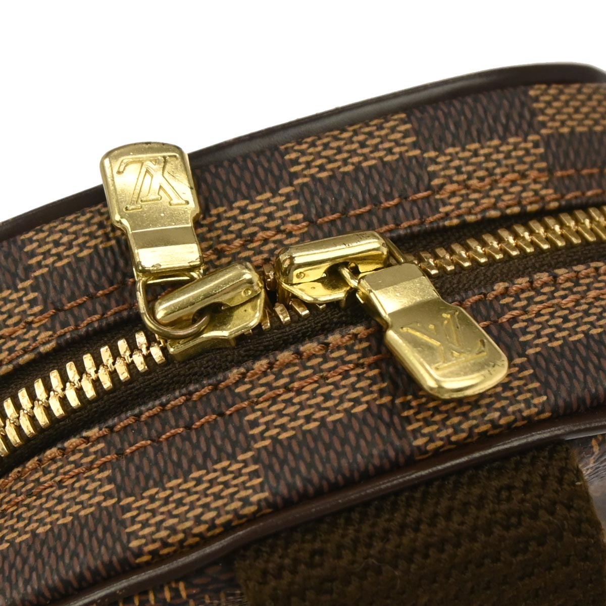 Louis Vuitton 2009 Damier Pochette Gange Body Bum Bag N48048
