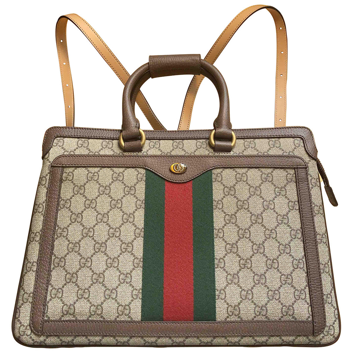 Gucci beige cloth bag