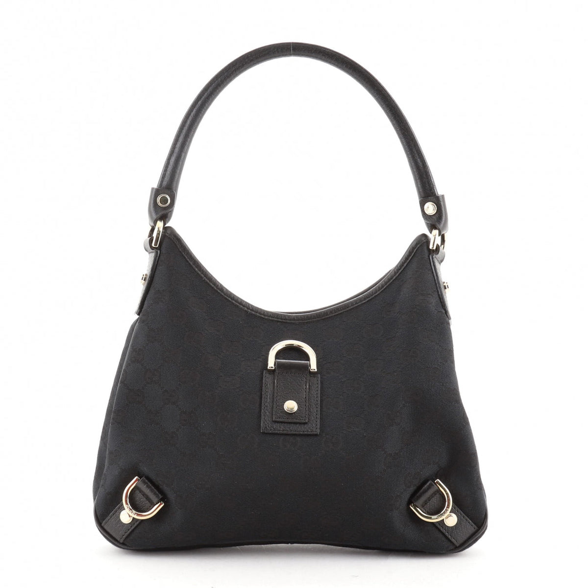 Gucci black leather handbag